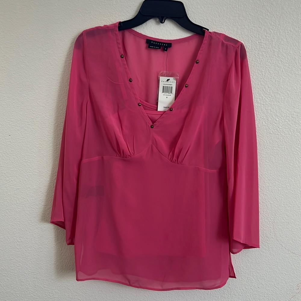 Beautiful Raspberry color blouse